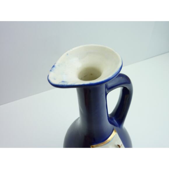 Vintage 1970 Ezra Brooks Wine Fresno Grape Center California Decanter Bottle Jug - Picture 6 of 7